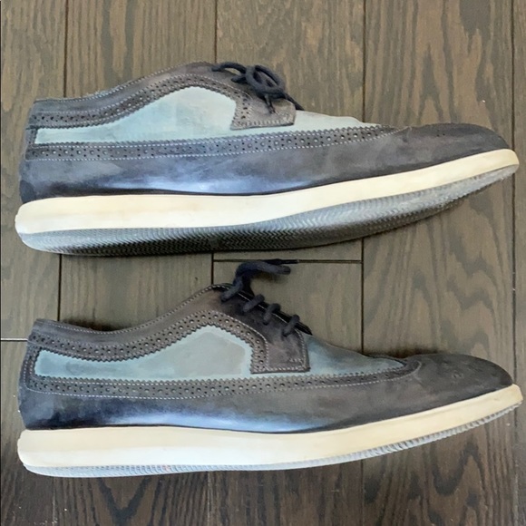 Blue and light blue leather Hogan shoes - Picture 2 of 5